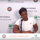 Sloane Stephens at an unrelated presser.